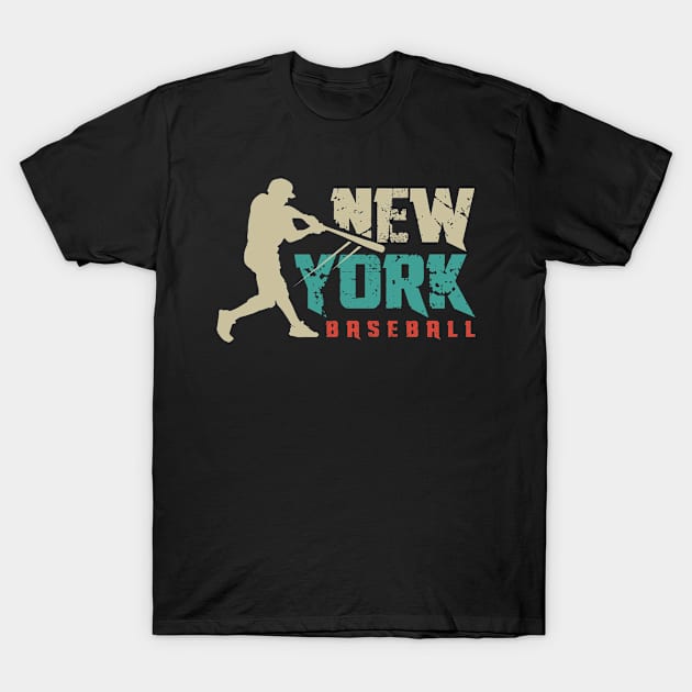 New York Baseball T-Shirt by Toogoo